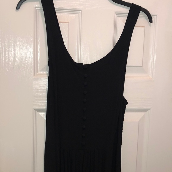 Madewell Smocked Button-Front Crop Jumpsuit 6 - Picture 7 of 9